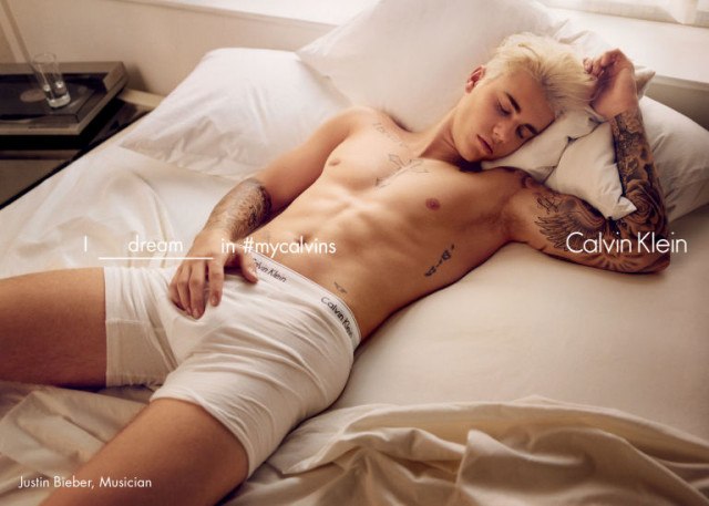 Justin Beiber stars in a Calvin Klein underwear ad