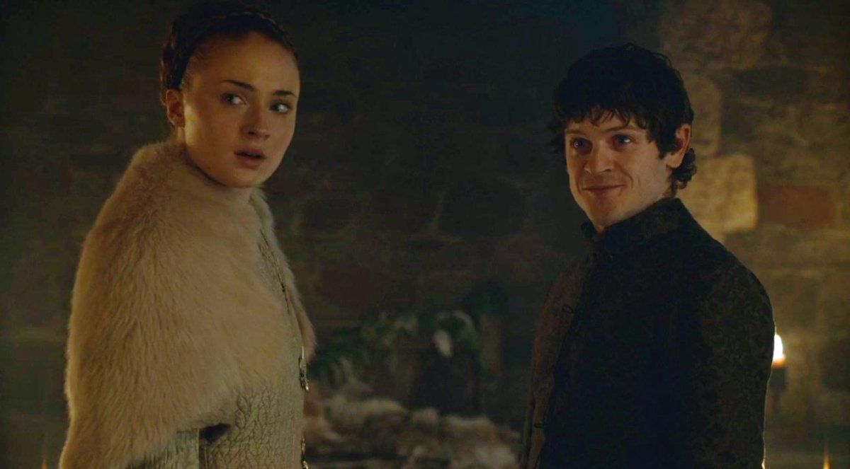 Sansa Stark and Ramsay Bolton on Game of Thrones