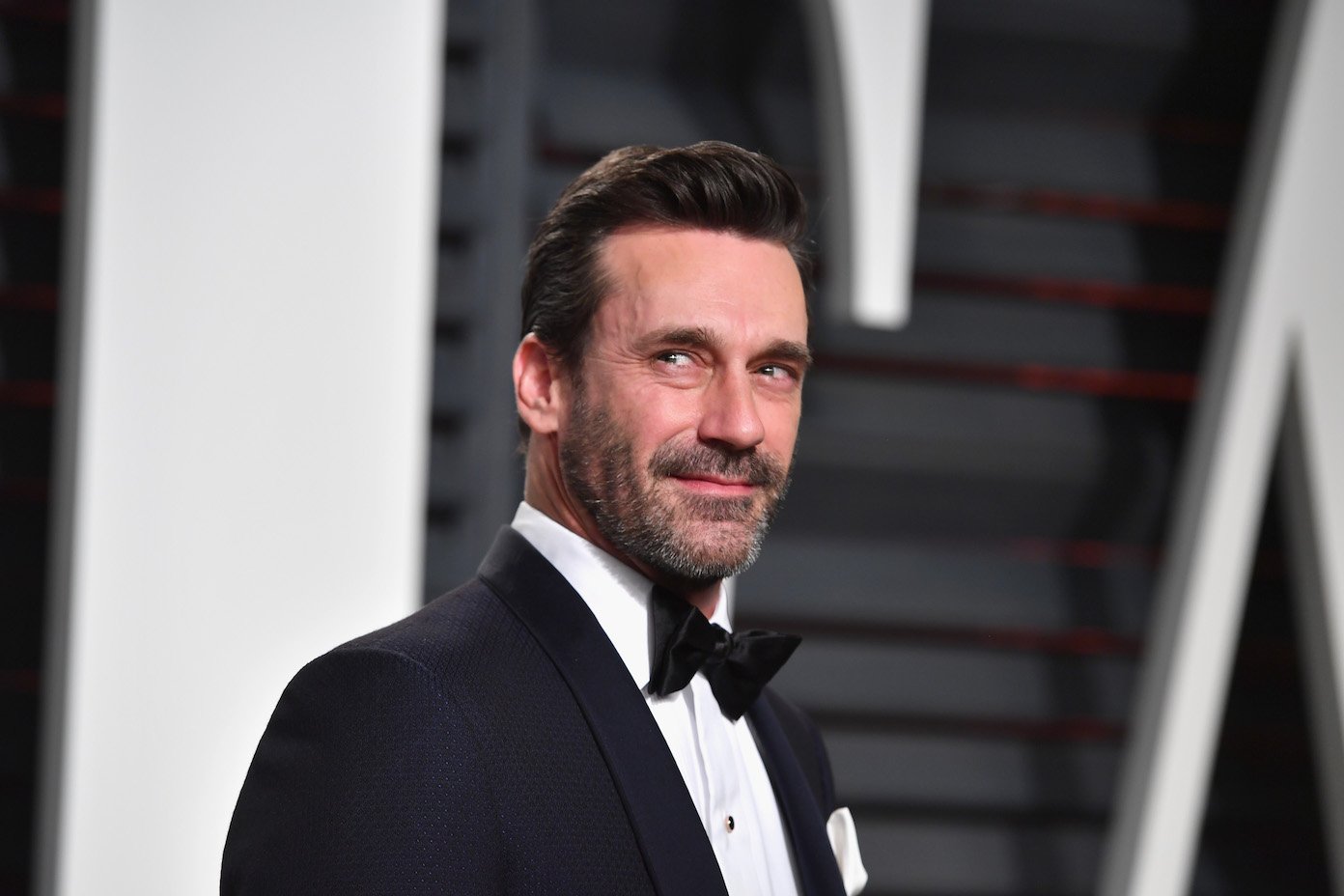 Actor Jon Hamm attends the 2017 Vanity Fair Oscar Party hosted by Graydon Carter at Wallis Annenberg Center for the Performing Arts on February 26, 2017 in Beverly Hills, California. Actor Jon Hamm attends the 2017 Vanity Fair Oscar Party hosted by Graydon Carter at Wallis Annenberg Center for the Performing Arts on February 26, 2017 in Beverly Hills, California.