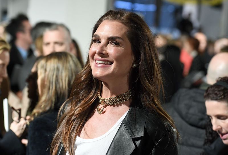 Brooke Shields smiles at a fashion show in New York City. Brooke Shields smiles at a fashion show in New York City.