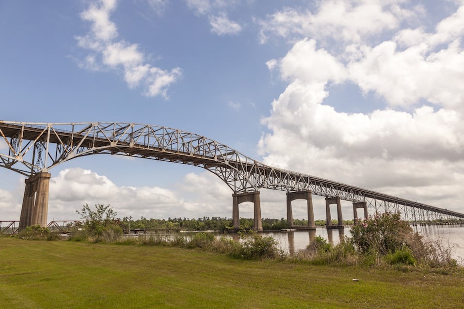 Calcasieu River Bridge in Westlake, USA