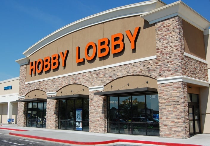 Hobby Lobby storefront