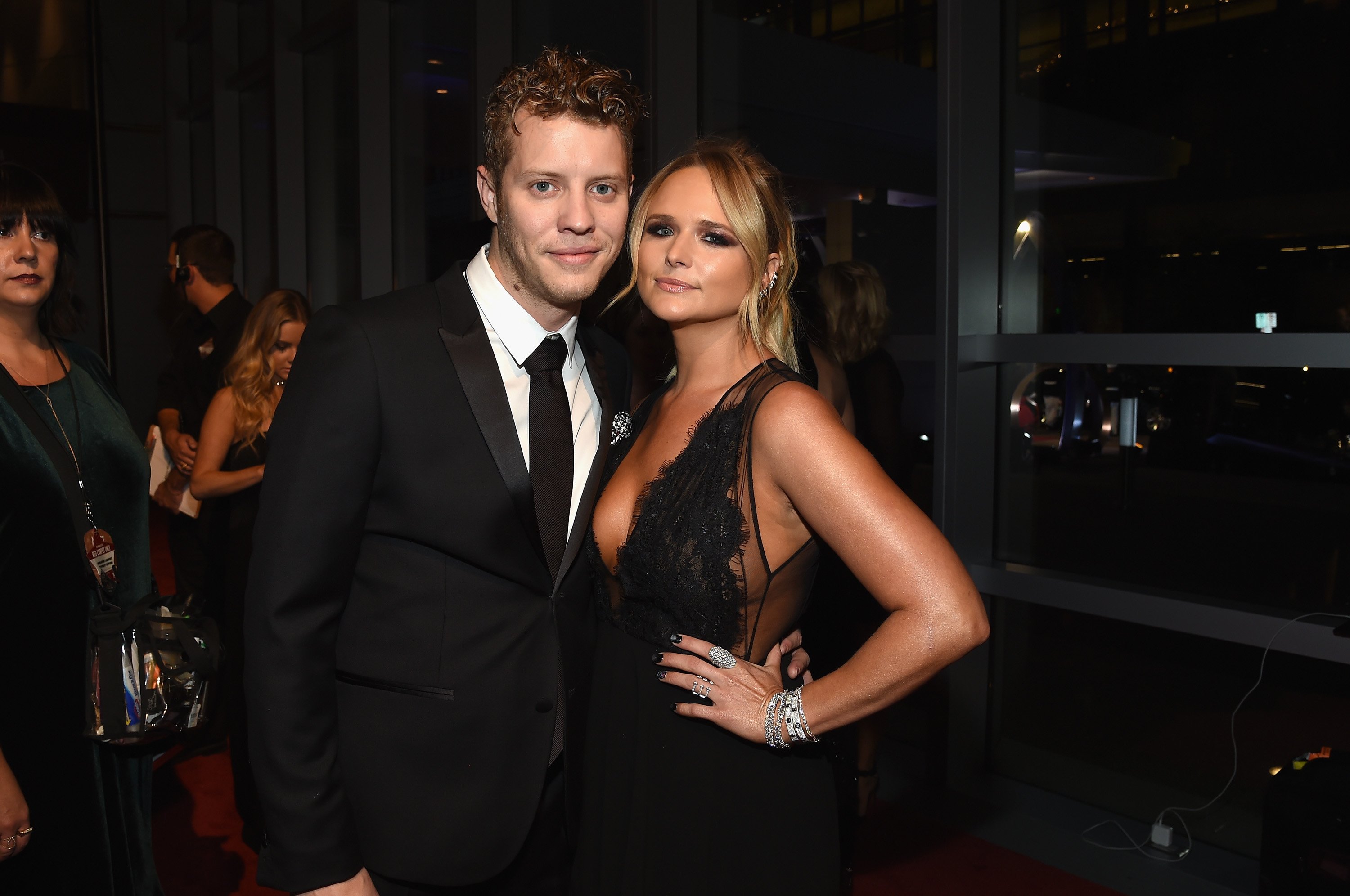 Anderson East and Miranda Lambert attend the 50th annual CMA Awards at the Bridgestone Arena Anderson East and Miranda Lambert attend the 50th annual CMA Awards at the Bridgestone Arena