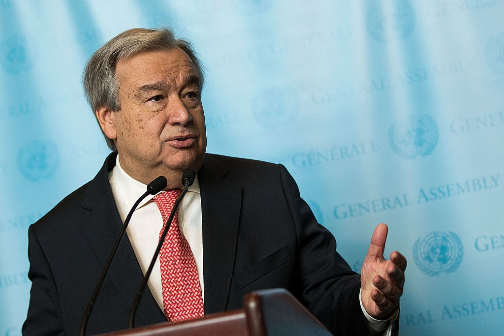 UN Secretary-General Antonio Guterres