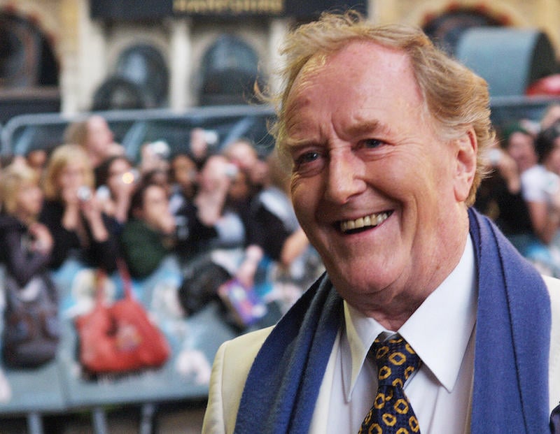 Robert Hardy arrives in London's Leicester Square Robert Hardy arrives in London's Leicester Square
