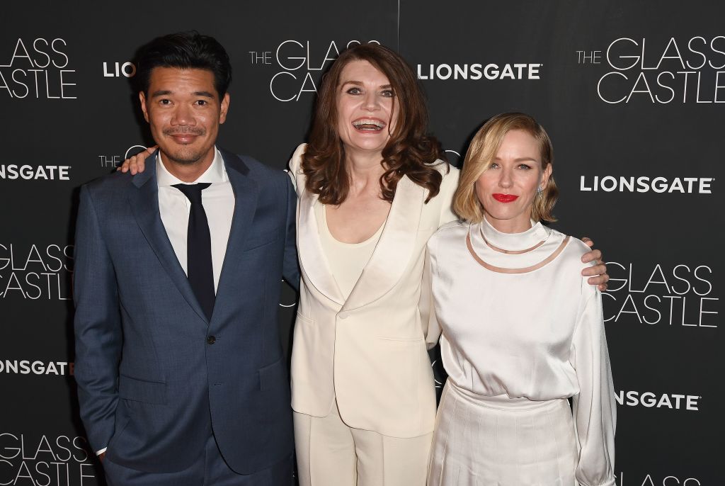 Director Destin Daniel Cretton, author Jeanette Walls, and actress Naomi Watts attend 'The Glass Castle' New York screening