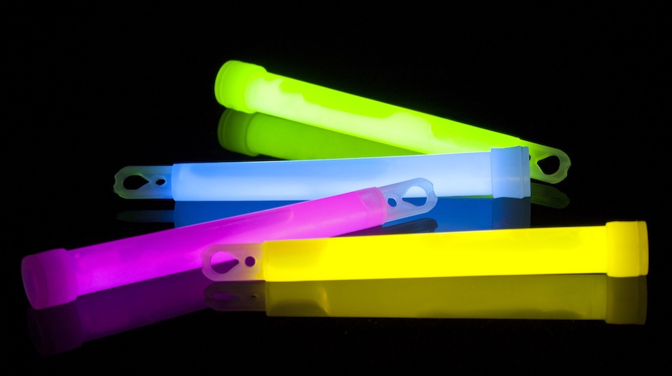 Multi color glow sticks