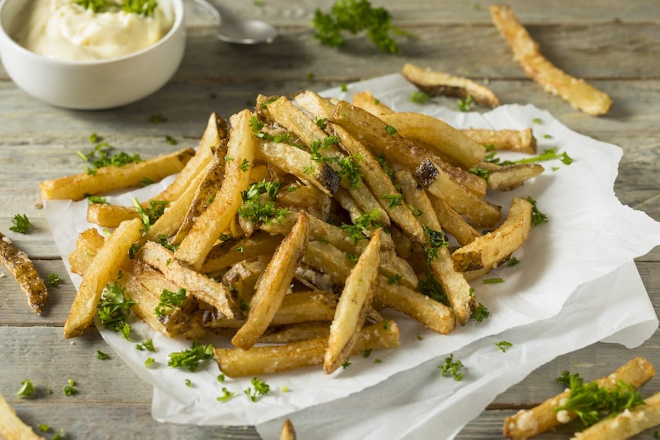 Homemade Parmesan Truffle French Fries