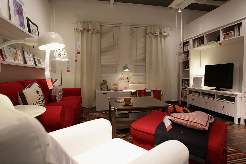 furniture collection during a store opening at the 4th Ikea chain store in Berlin