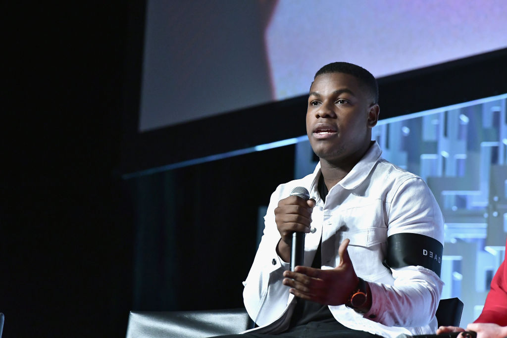 John Boyega speaking at Star Wars Celebration Day John Boyega speaking at Star Wars Celebration Day