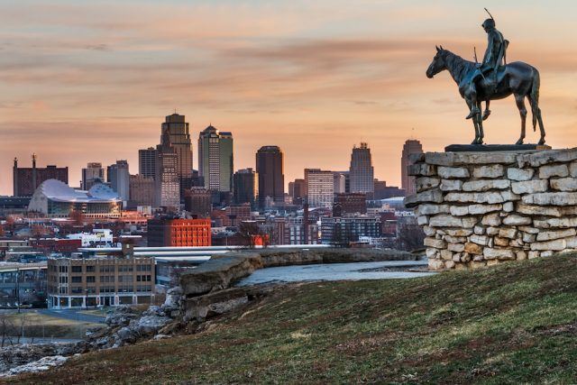 The Indian Scout is known as a Kansas City landmark