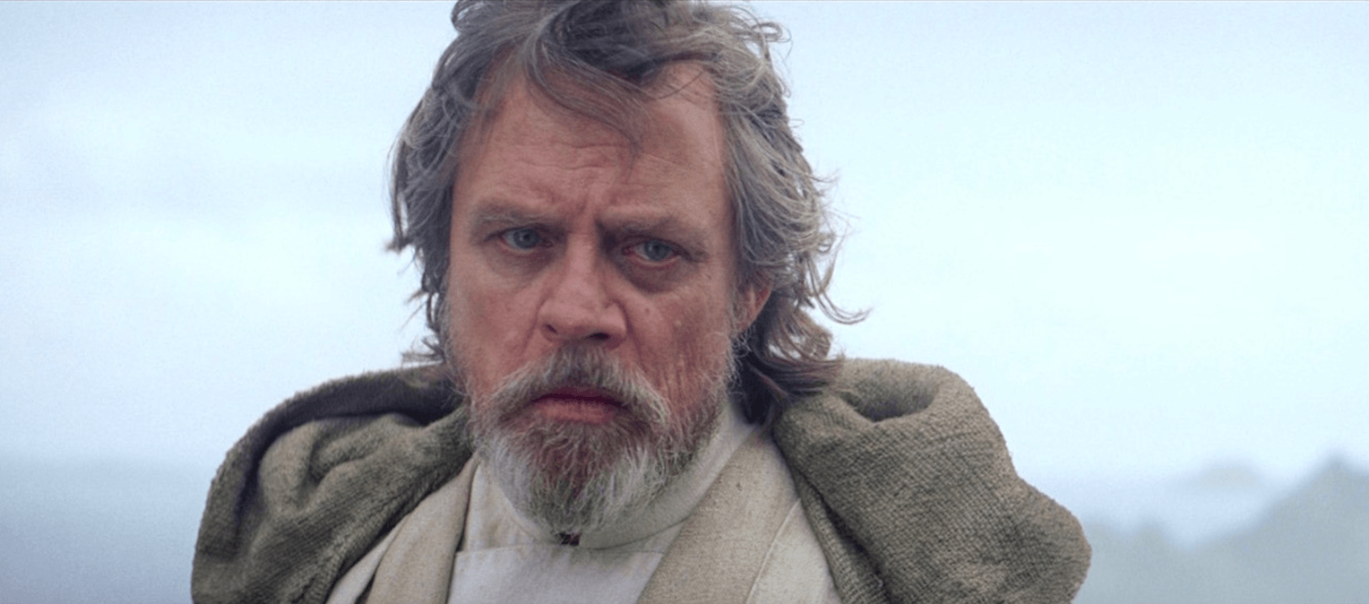 Luke Skywalker stares ahead in 'Star Wars: The Force Awakens'. Luke Skywalker stares ahead in 'Star Wars: The Force Awakens'.