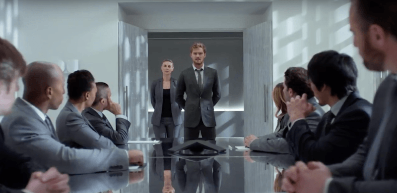 Danny Rand stands in front of a group of people meeting in a Midland Circle boardroom. Danny Rand stands in front of a group of people meeting in a Midland Circle boardroom.