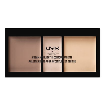 NYX Cosmetics Cream Highlight & Contour Palette Beauty Products Waste of Money Contour Kit