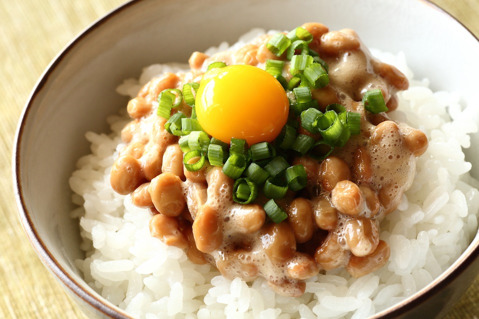Japanese cuisine / fermented soybeans with rice