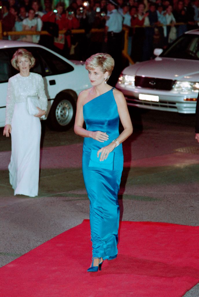 Princess Diana fashion evolution Princess Diana Blue Gown