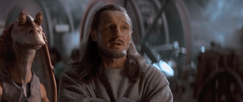 Qui-Gon Jinn in The Phantom Menace Qui-Gon Jinn in The Phantom Menace