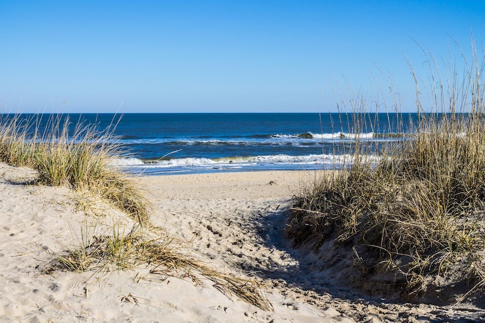 Sandbridge Beach in Virginia Beach,