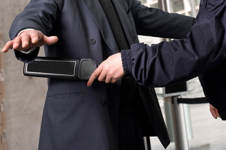 Security check at the airport