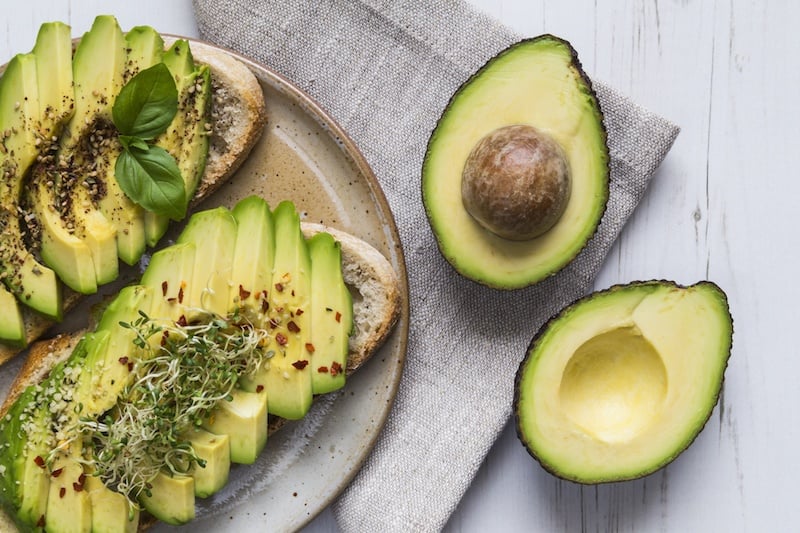 why are avocados so expensive Toast with avocado and cress
