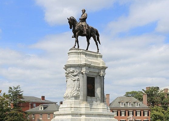 Confederate statue in Richmond, Virginia