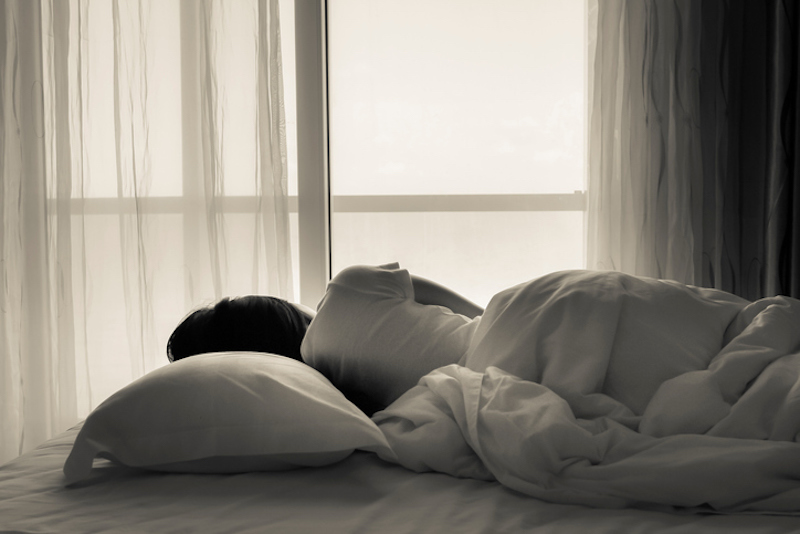 woman sleeping