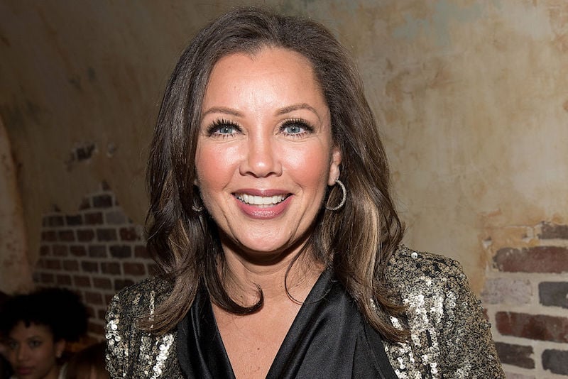 Vanessa Williams smiles at the listening party for 'Begin' in 2016.