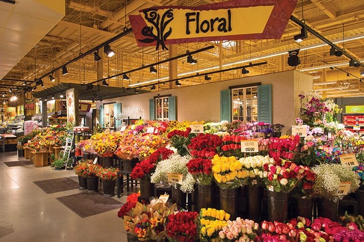 Wegmans' floral department