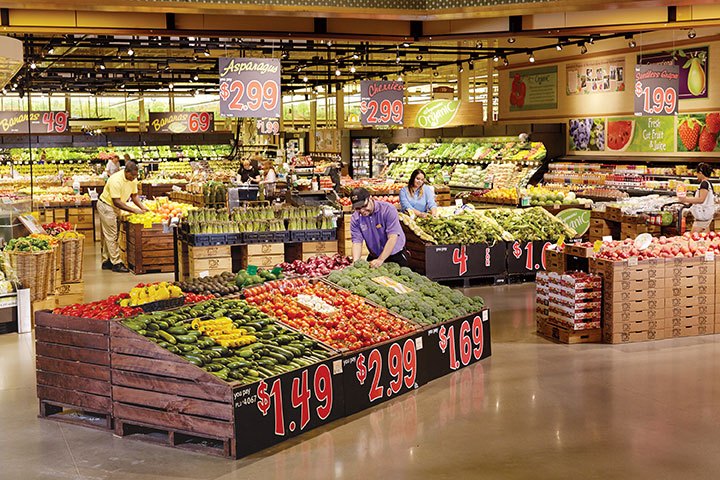 produce section at Wegmans