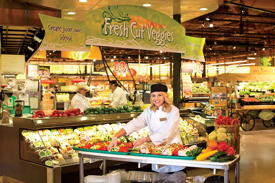 happy employee at Wegmans