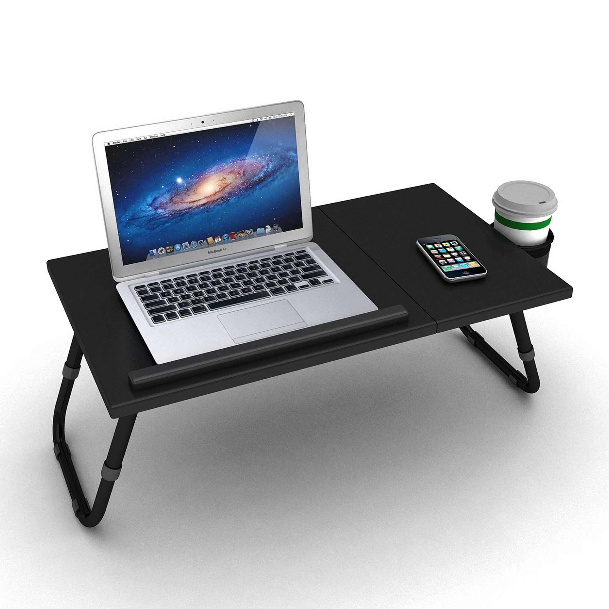 Adjustable Laptop Tray in Black