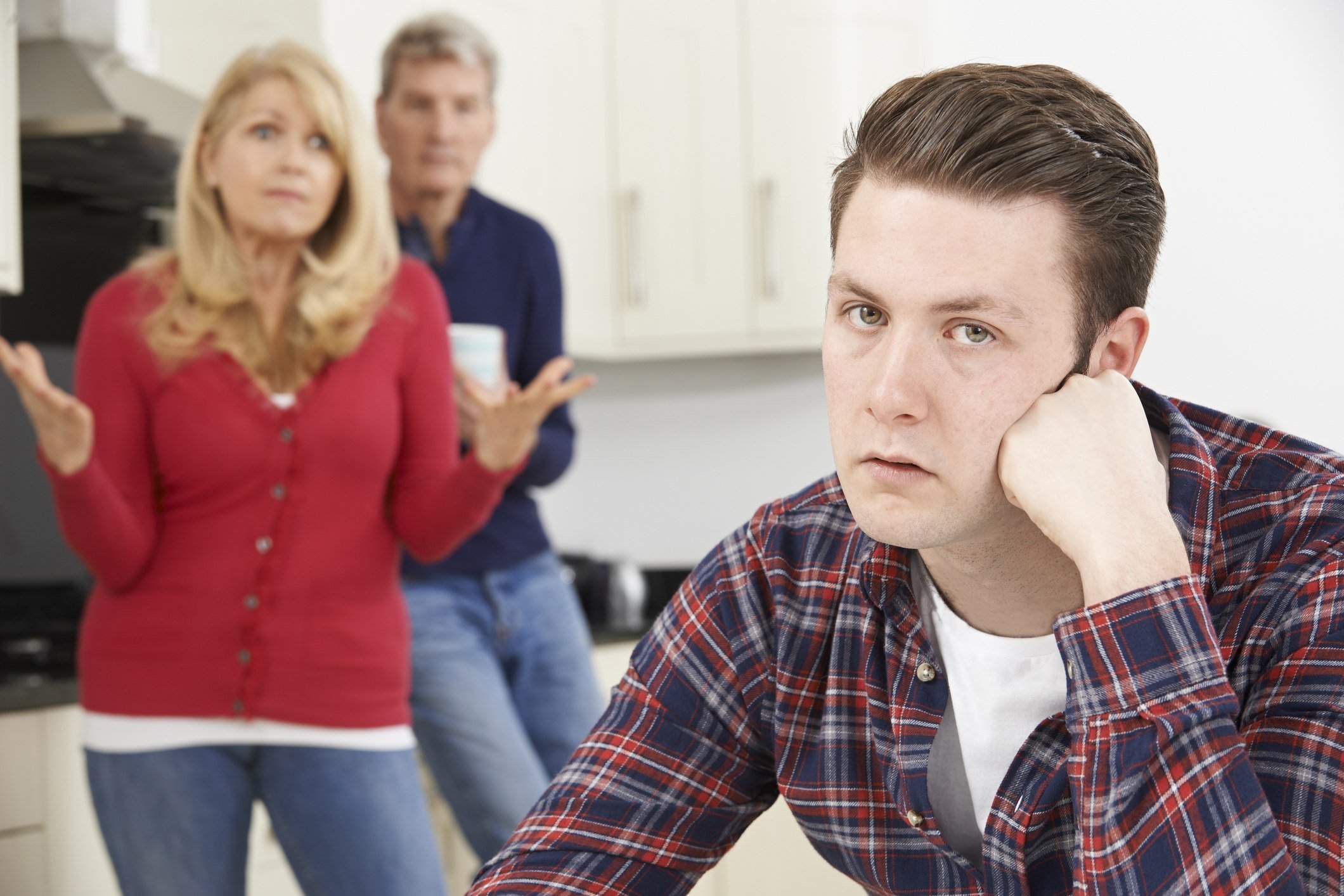 Adult son living at home with parents