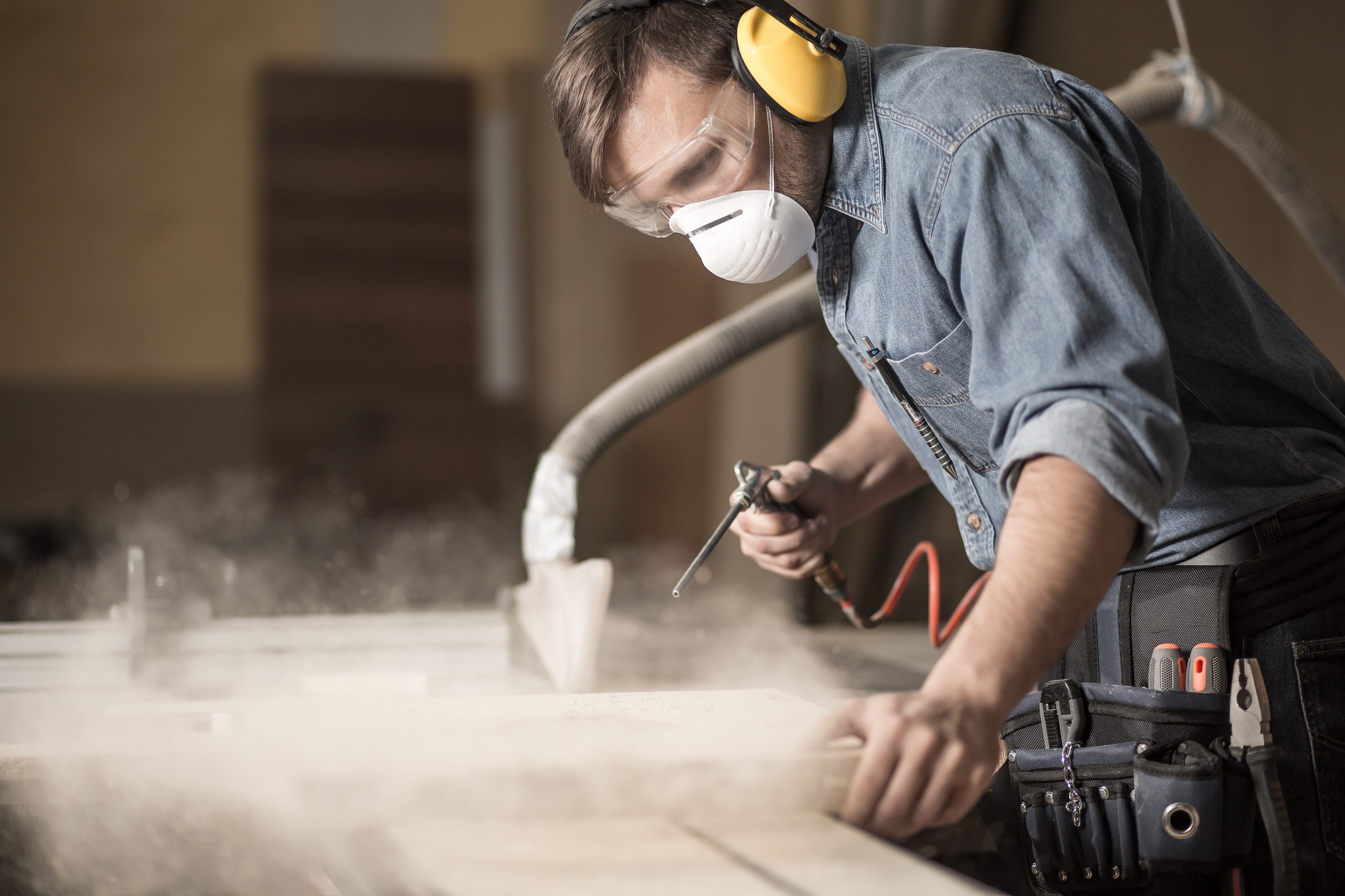 Carpenter woodworking