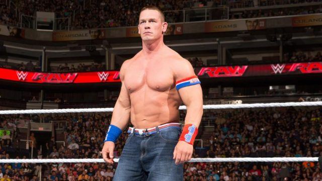 John Cena on 'WWE Raw'. John Cena on 'WWE Raw'.