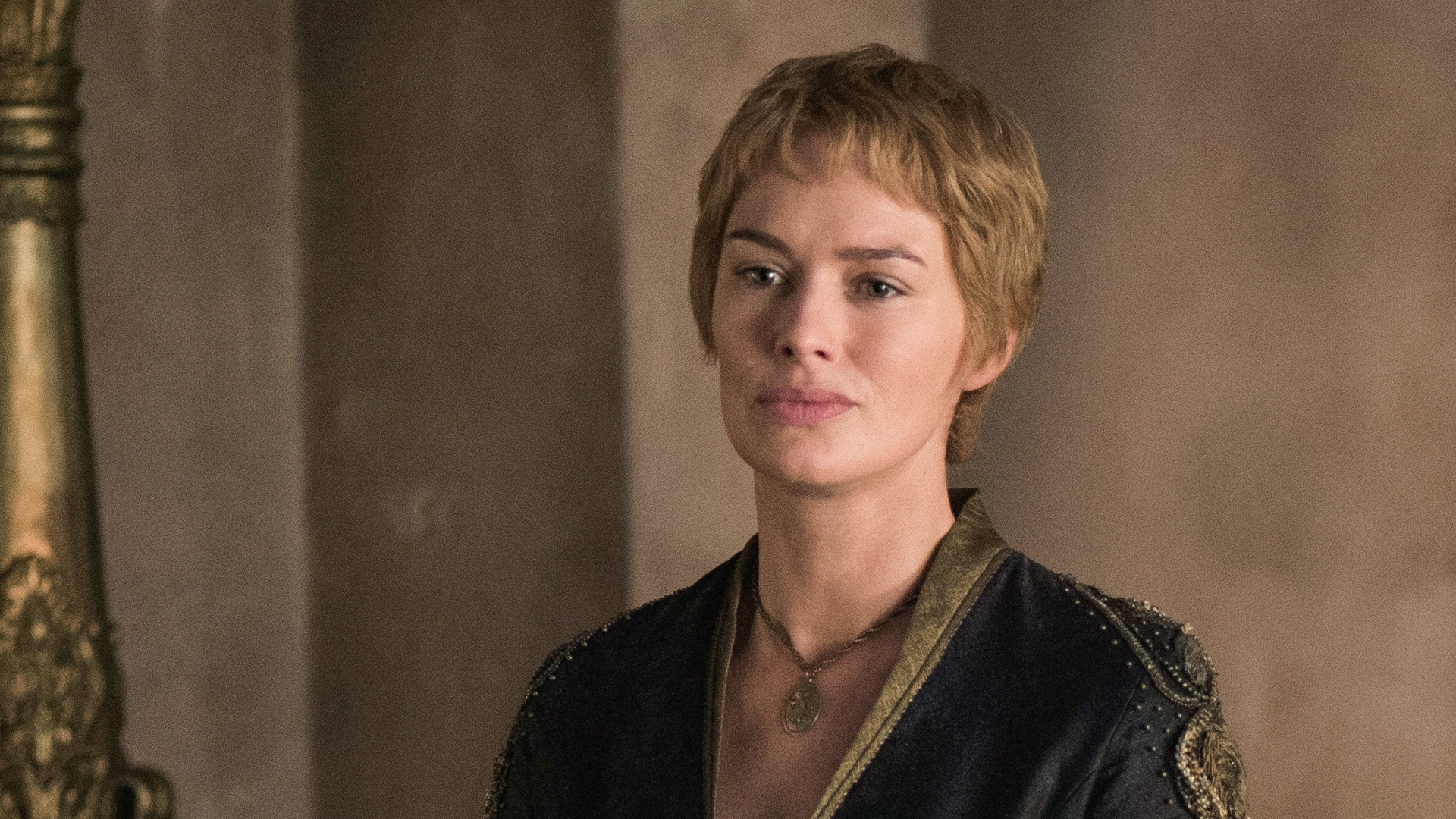Cersei Lannister stares ahead in Game of Thrones