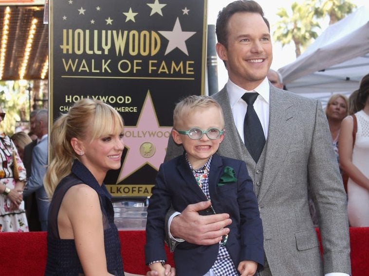 Anna Faris, Chris Pratt, and their son, Jack, at the Chris Pratt Walk Of Fame Star Ceremony on April 21, 2017 in Hollywood, California. Anna Faris, Chris Pratt, and their son, Jack, at the Chris Pratt Walk Of Fame Star Ceremony on April 21, 2017 in Hollywood, California.