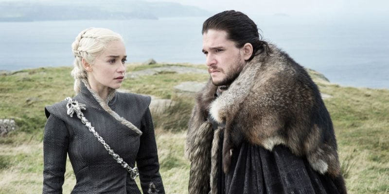Daenerys and Jon Snow from Game of Thrones