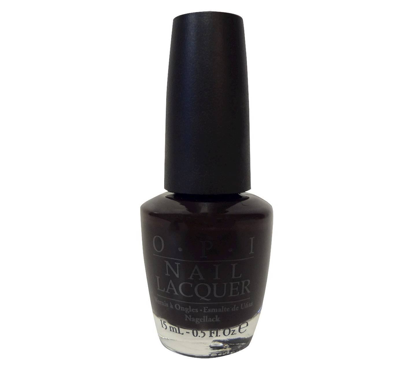 Deep purple nail polish