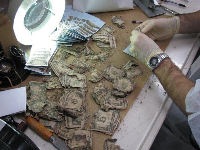 damaged money