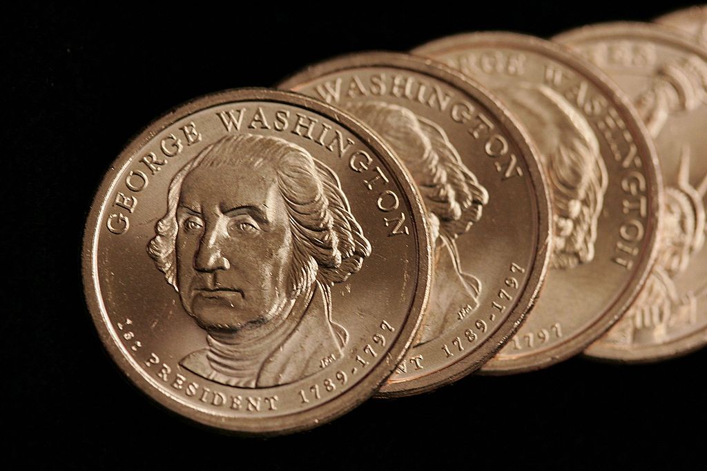 $1 coins