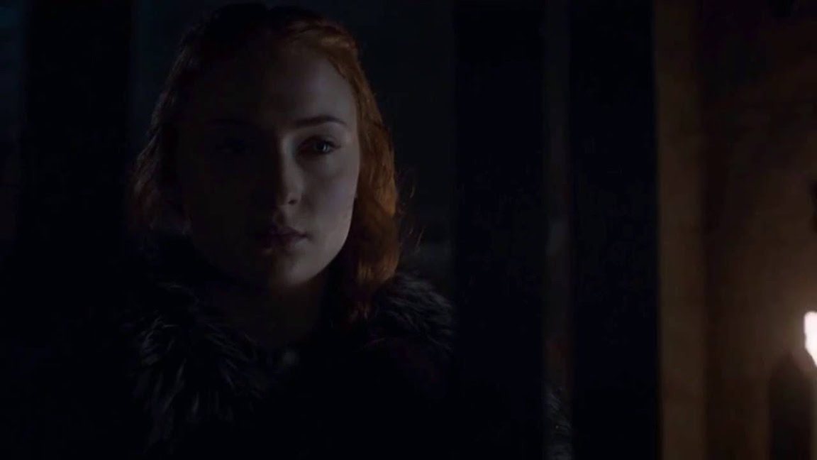 Sansa Stark stares through the bars of a jail cell at Ramsay Bolton, offscreen, on 'Game of Thrones.' Sansa Stark stares through the bars of a jail cell at Ramsay Bolton, offscreen, on 'Game of Thrones.'