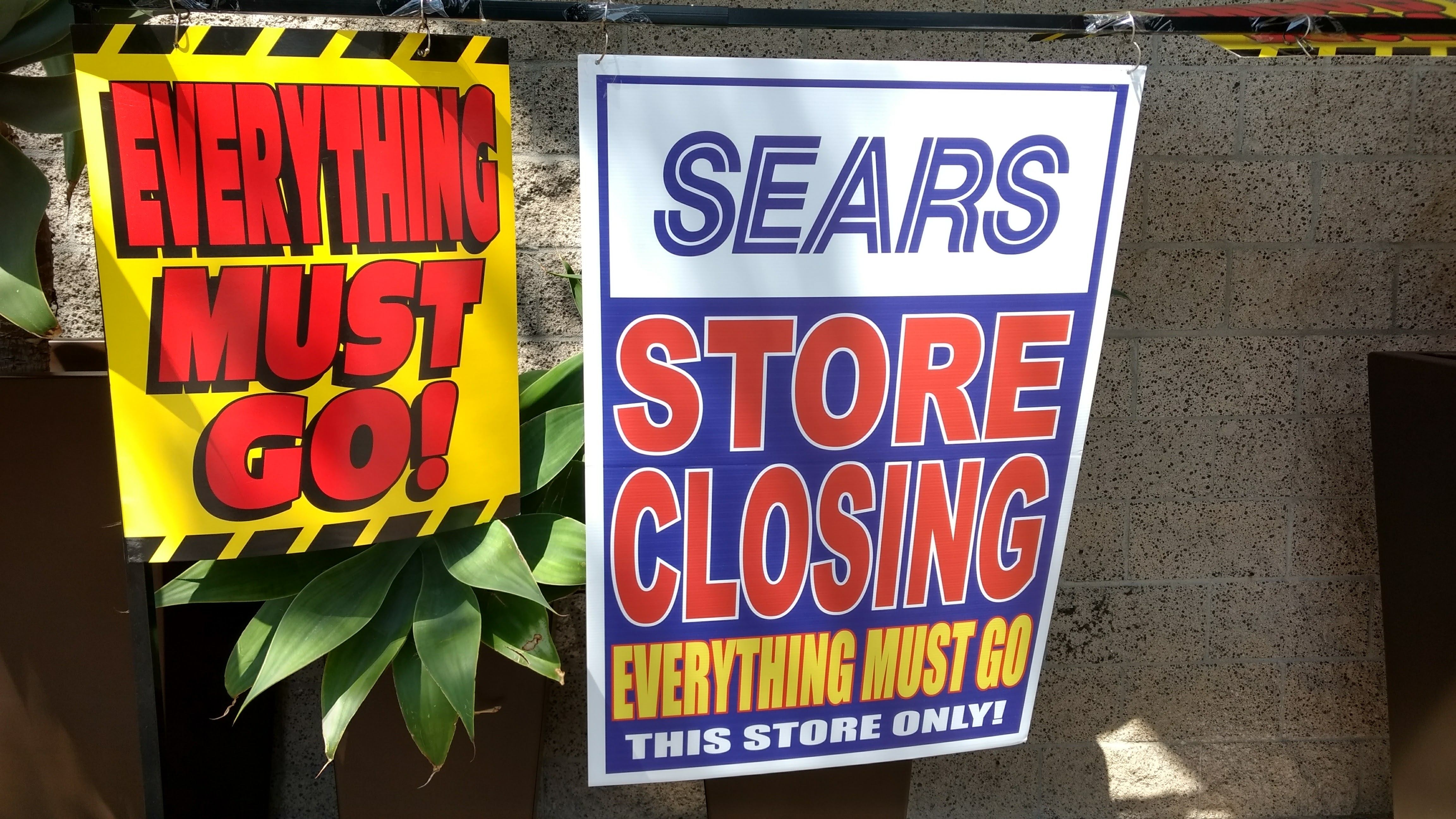 going out of business signs