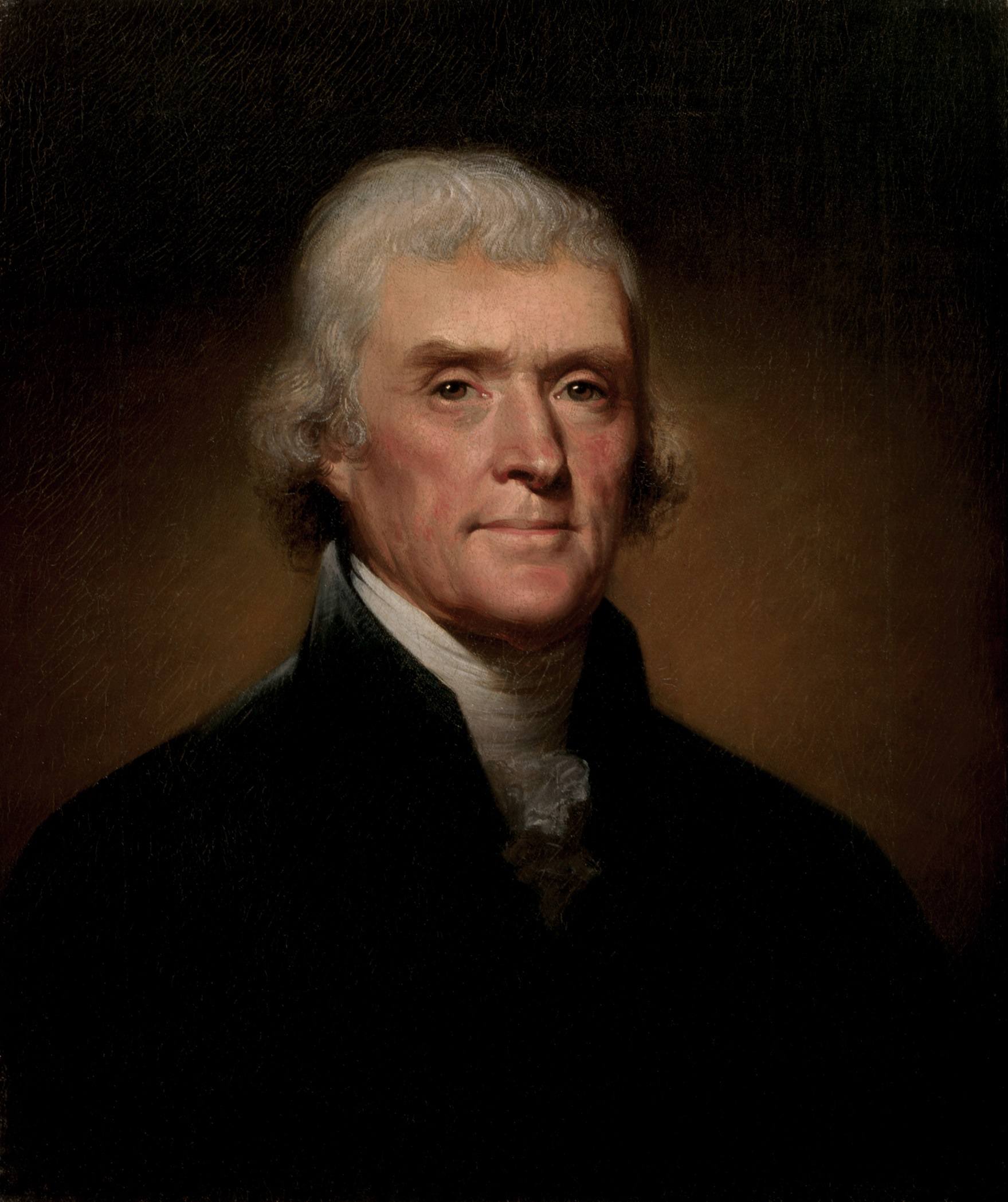 3rd President of the US Thomas Jefferson