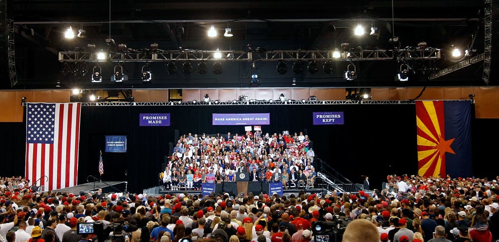 rally in Phoenix