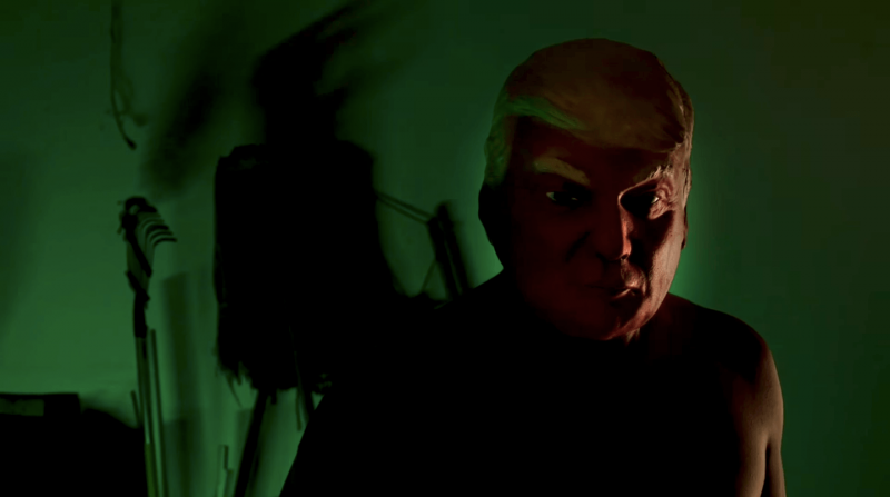 Donald Trump mask in American Horror Story Cult Donald Trump mask in American Horror Story Cult