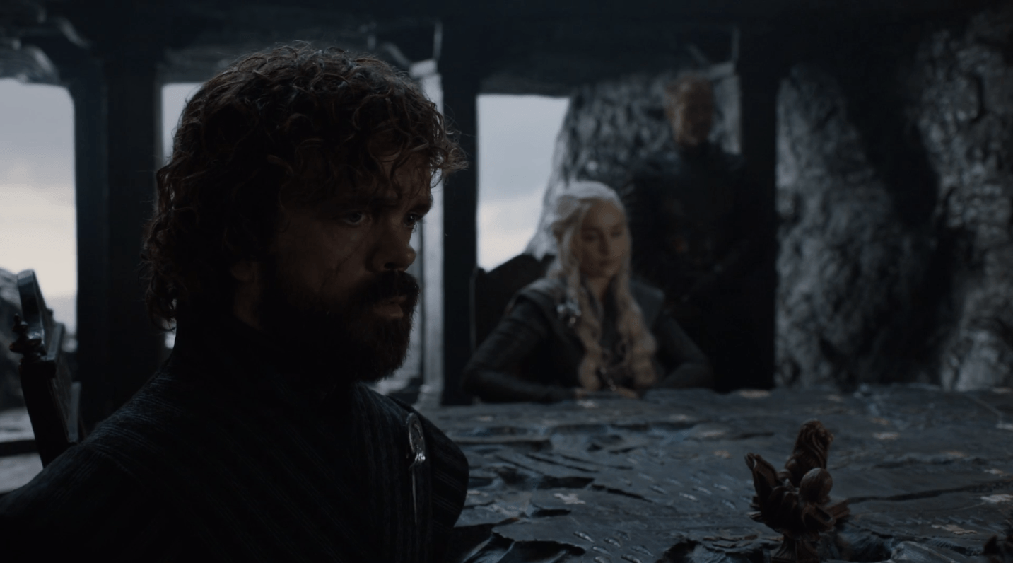 In Dragonstone, Tyrion, Dany and Jorah discuss important matters.