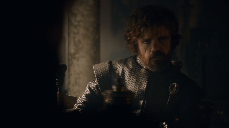 Tyrion speaks to Cersei on 'Game of Thrones.'
