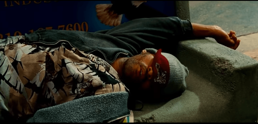Will Smith lives the opposite of a celebrity lifestyle in the movie Hancock