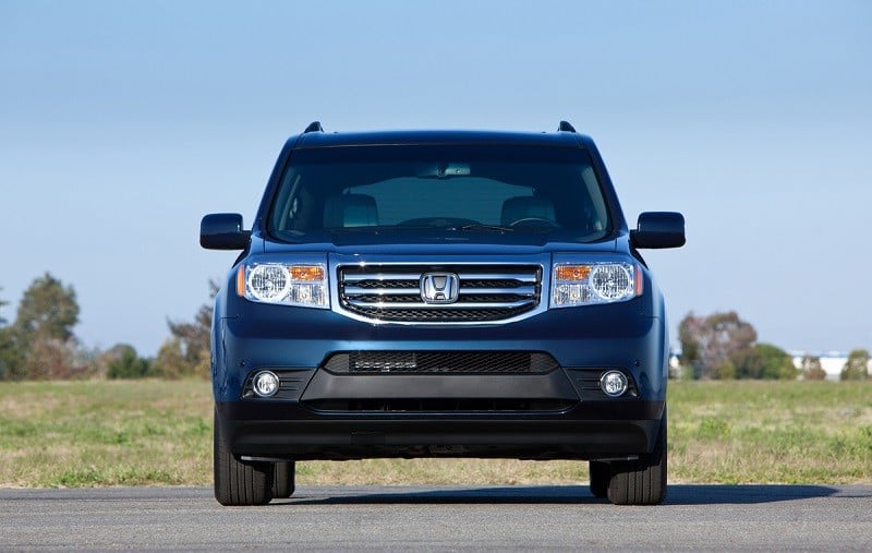 Front view of 2014 Honda Pilot Touring with AWD
