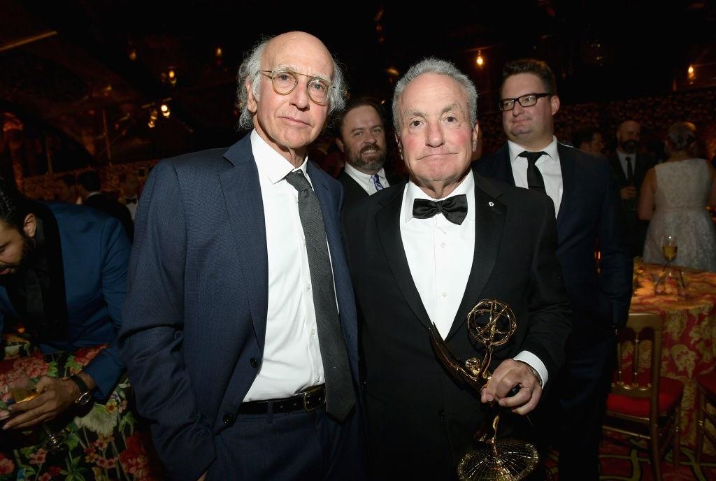 Larry David and Lorne Michaels Attend HBO’s Emmy’s After Party Larry David and Lorne Michaels at HBO’s Emmy’s After Party